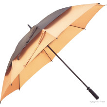 Manuelle offene doppelte Ebenen Straight Umbrella (BD-18)